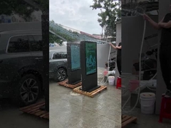 65 इंच की दीवार पर लगे एलसीडी डिस्प्ले पूर्ण आईपी65 आउटडोर सभी मौसम प्रतिरोधी