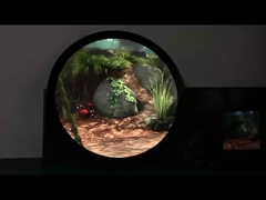 गोल टचस्क्रीन एलसीडी एआईओ डिस्प्ले