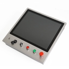 Industrial Resistive Capacitive HMI Touch Panel PC Button Integrated