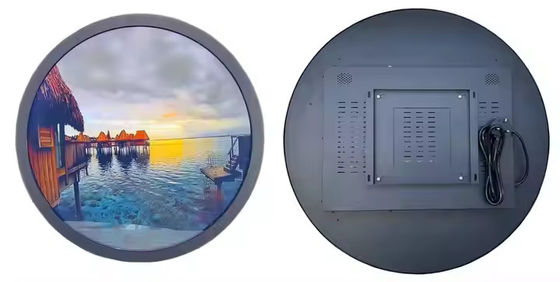 23.6" round touchscreen AIO display industrial touch panel PC for Various Industrial Applications