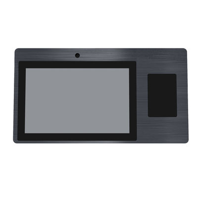 10.1" terminals all-in-one solution touch panel PC with NFC RFID card reader built-in Web camera for door entrance attendance management