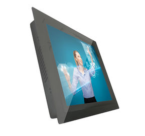 17 Inch Industrial Panel Mount Monitor Pcap Touch Flat Screen Long Life Cycle