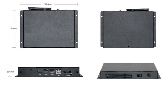 All-Aluminum Mini Box Computer Android Media Player Box For Digital Signage