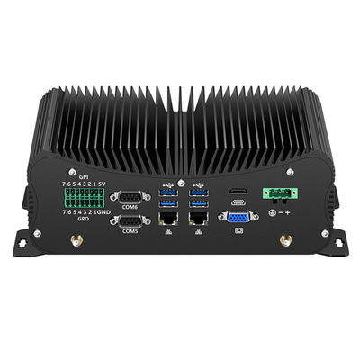 Embedded Box PC industrial computer mini PC box LAN GPIO RS232 485 aluminum casing